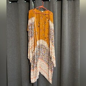 American Eagle Boho Floral Kimono - OS